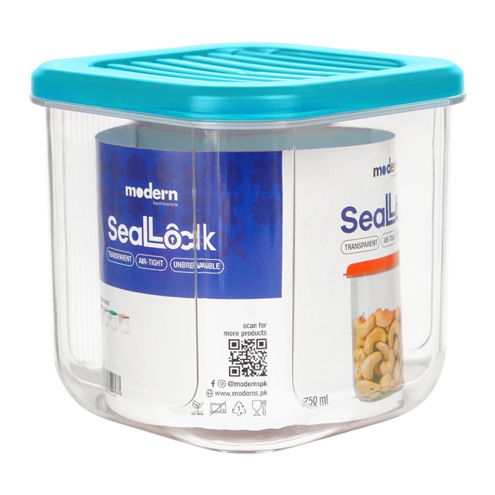 Modern Seal Lock Air-Tight Container, Small, Sea, 750ml, Sl02
