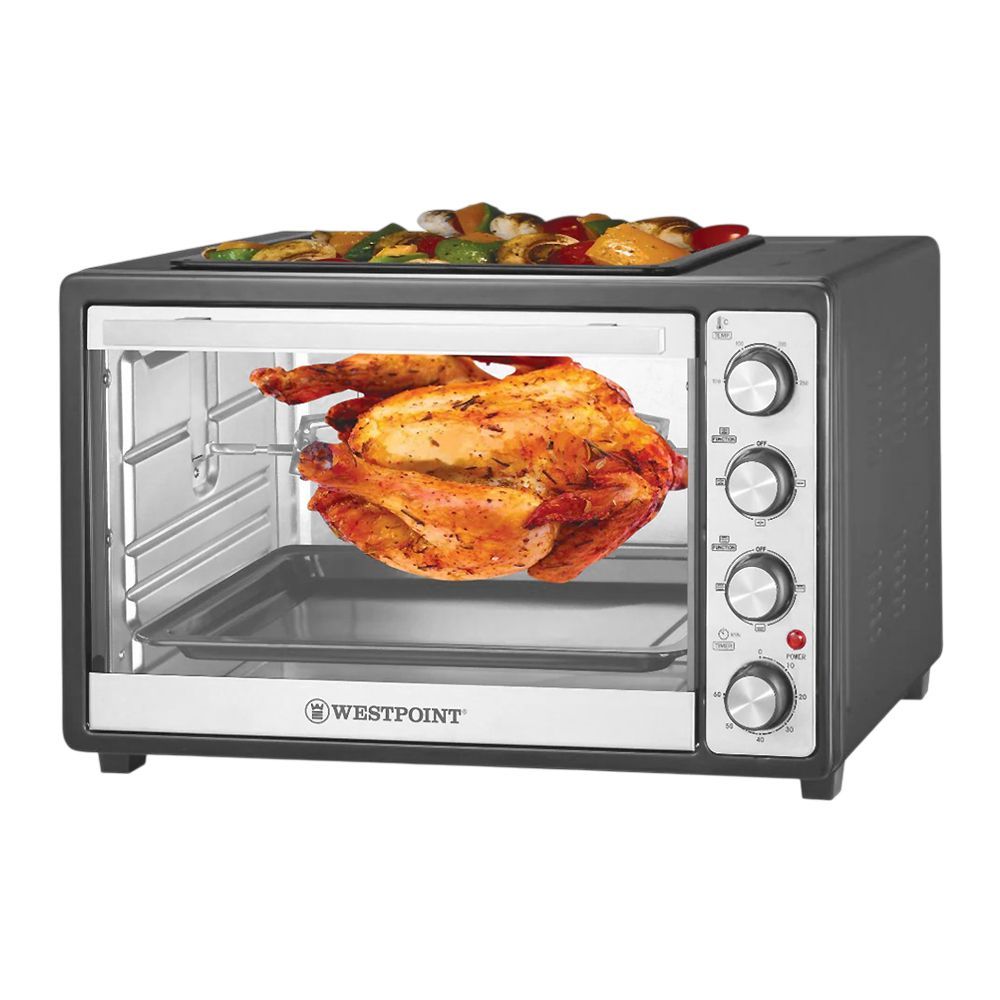 West Point Deluxe Convection Rotisserie Oven With Kabab Grill, 1800W, WF-4711RKCD