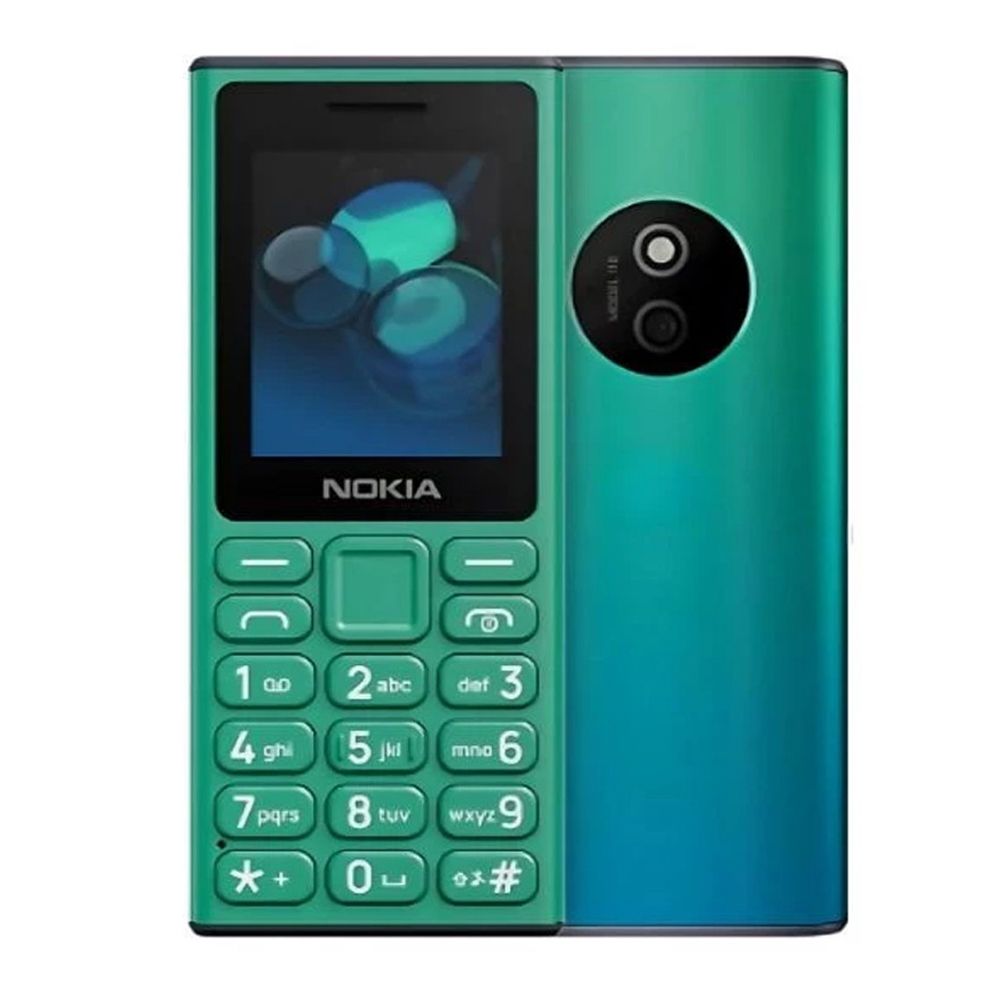 Nokia 125 TA-1655 DS, Dual SIM, Green, 2" Screen, 1000mAh Battery, Feature Phone