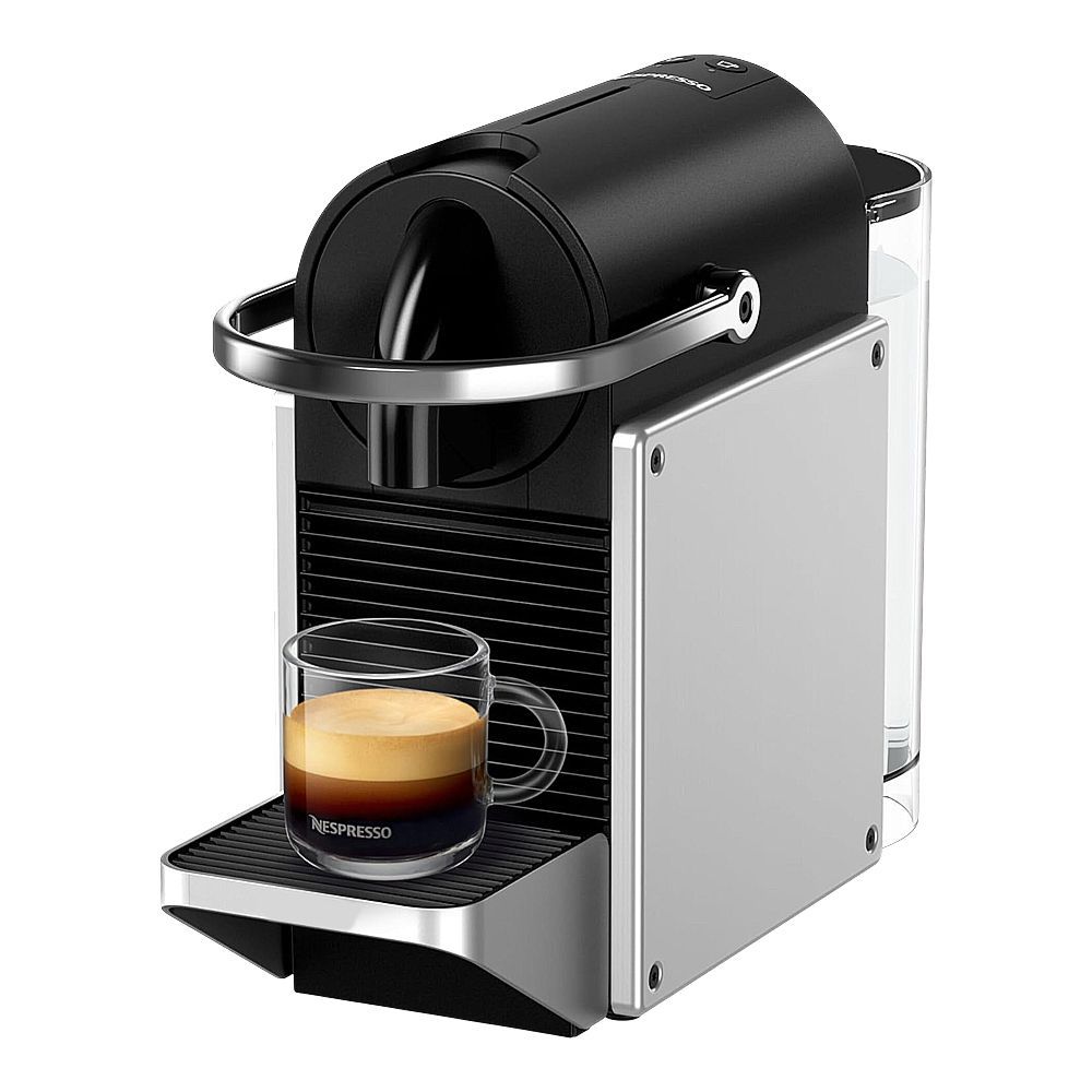 Nespresso Pixie Redesign Coffee Machine, X1, X7, 24oz, 1260 Watts, Silver, 5022T10801 EN127.S