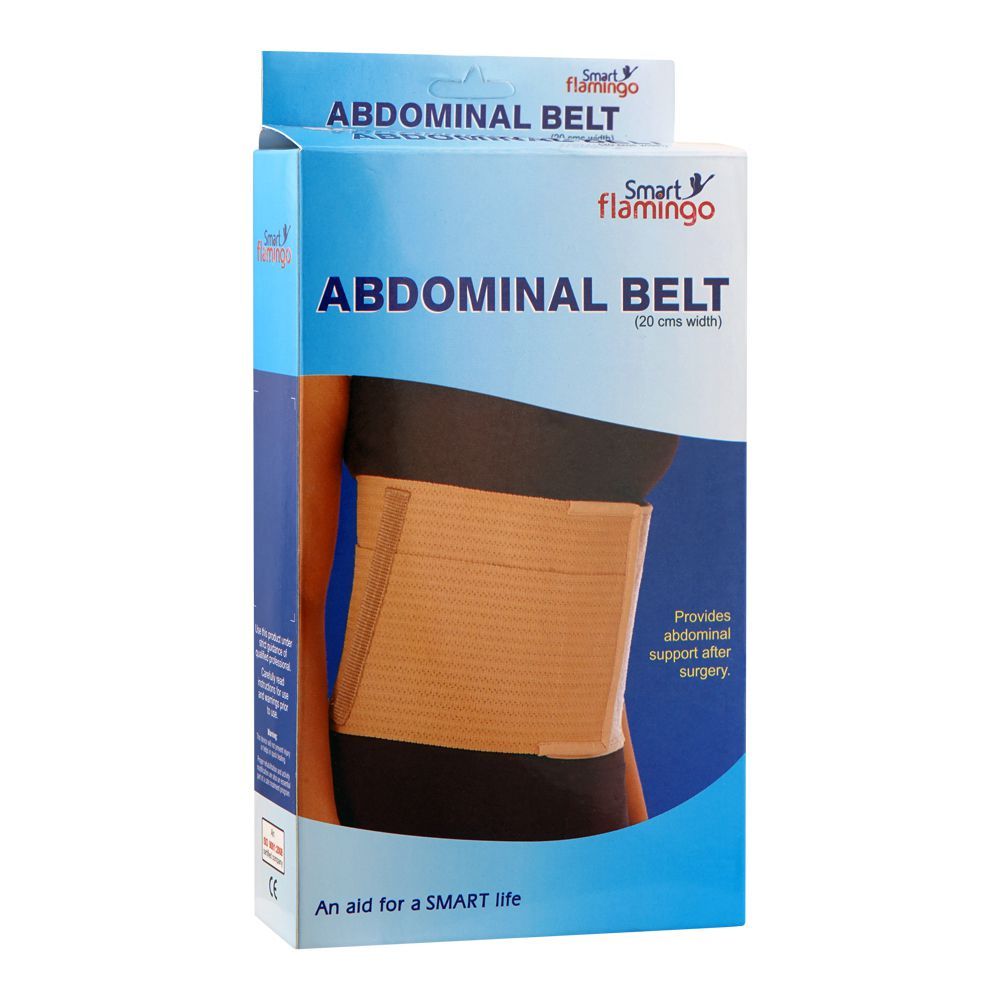 Smart Flamingo Abdominal Belt, Large, 20cm Width