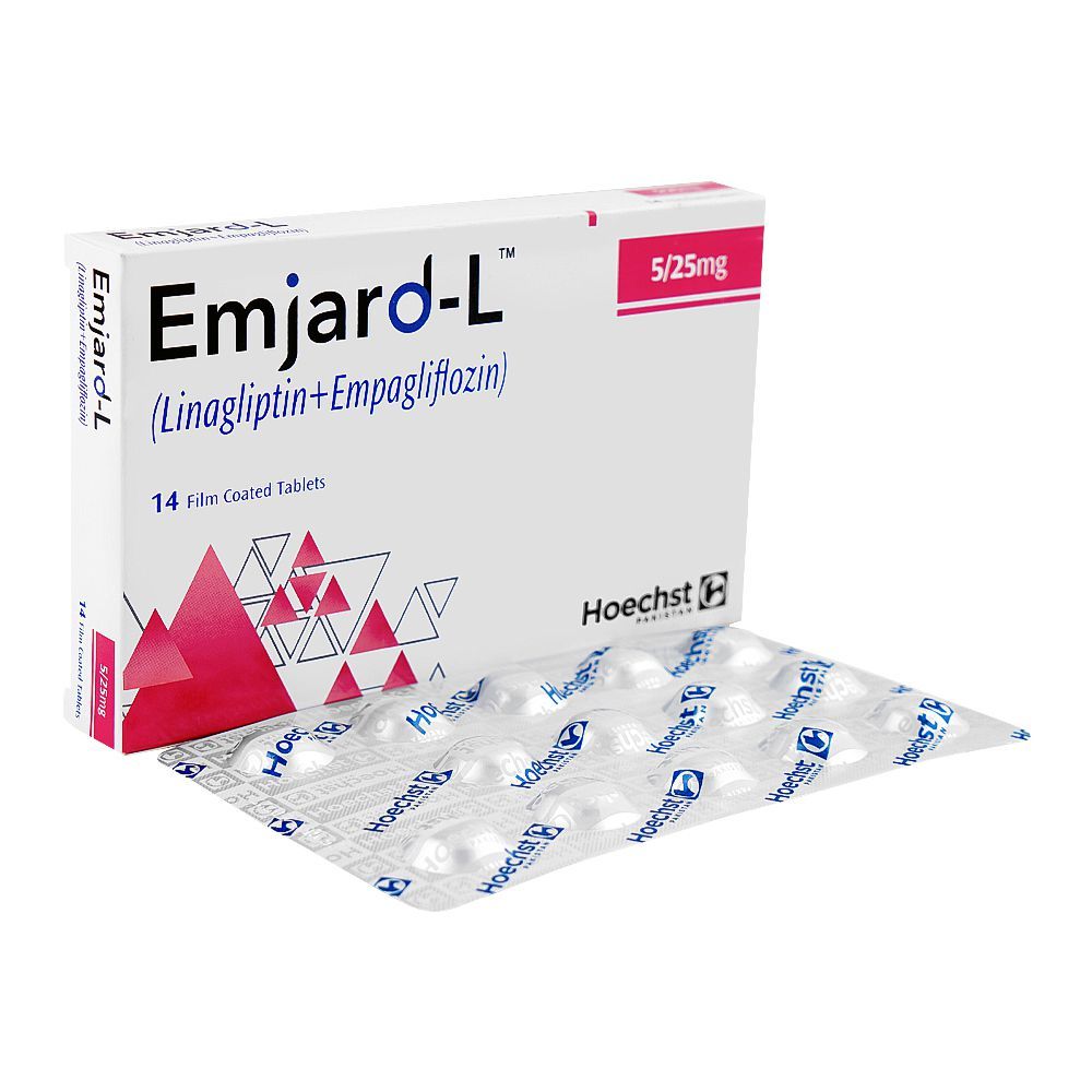 Sanof-Aventis Emjard-L Tablet, 5/25mg, 14-Pack