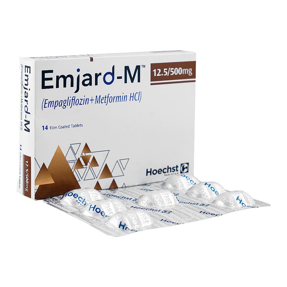 Hoechst Emjard-M Tablet, 12.5/500mg, 14-Pack