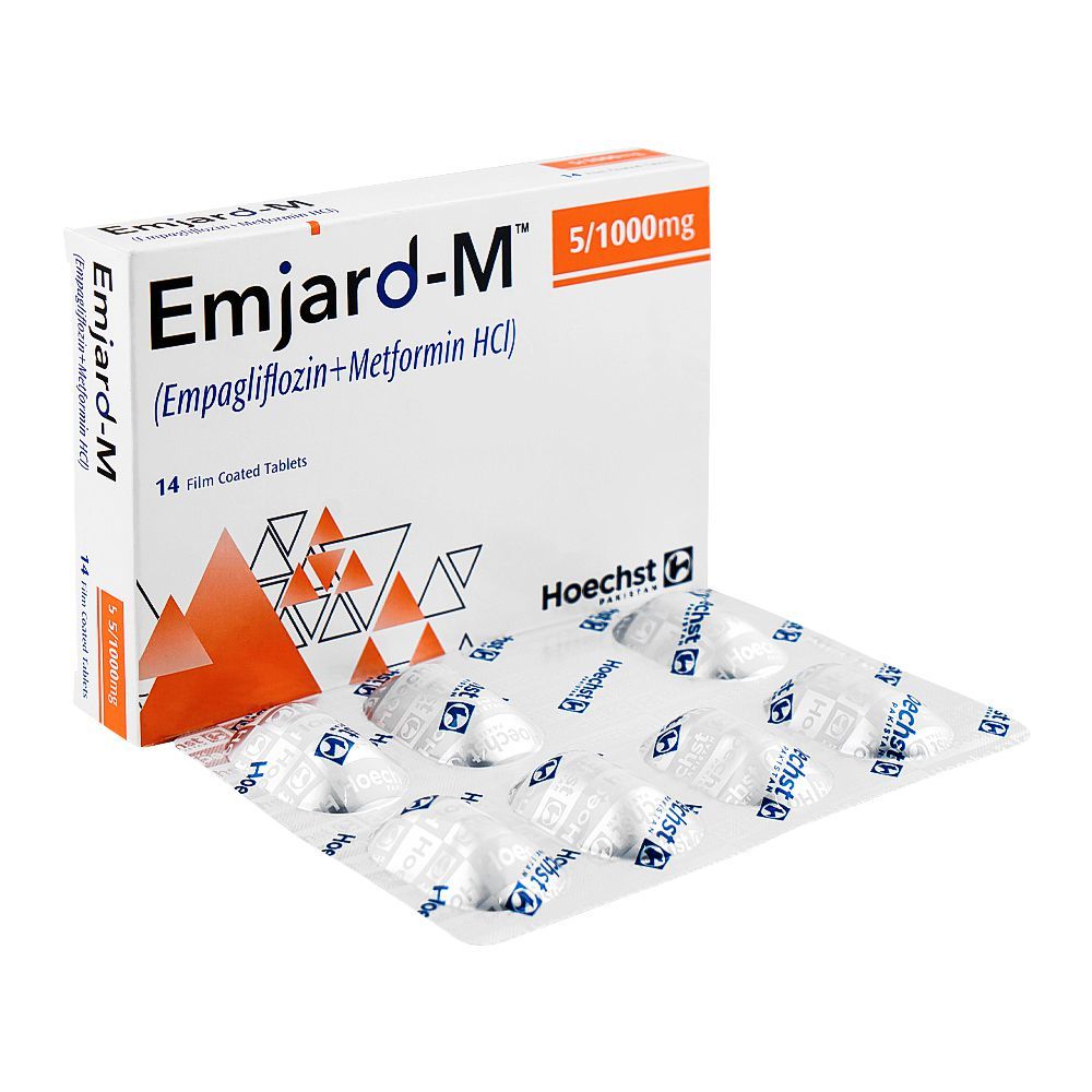 Hoechst Emjard-M Tablet, 5/1000mg, 14-Pack