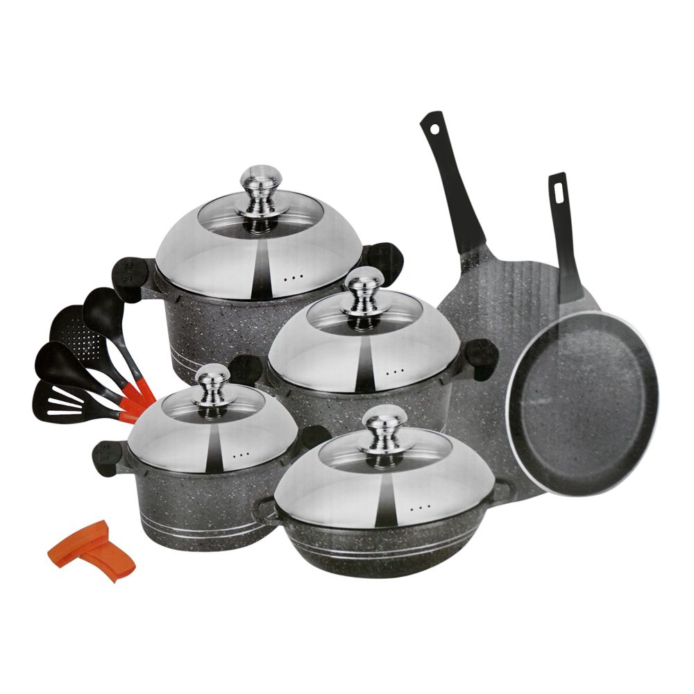 Sonex Die Cast Crown Jumbo Gift Pack Cookware Set, 52461, 16-Pack