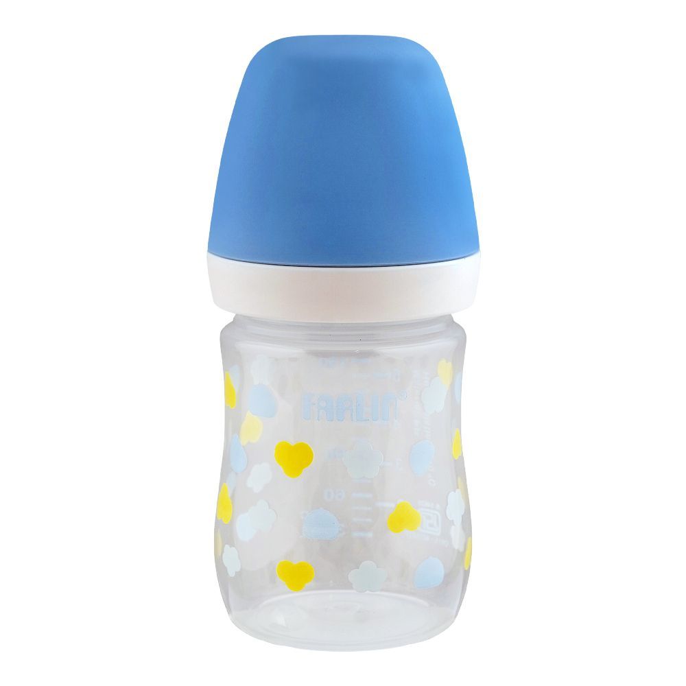Farlin Grow With Colors PP Wide Neck Feeding Bottle, For + Months+ BPA Free, 150ml, Blue, AB-42021-B