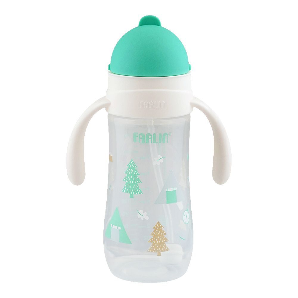 Farlin Grow With Colors PP Wide Neck Drinking Cup, For 6 Months+ BPA Free, 270ml, Green, AB-14202-G