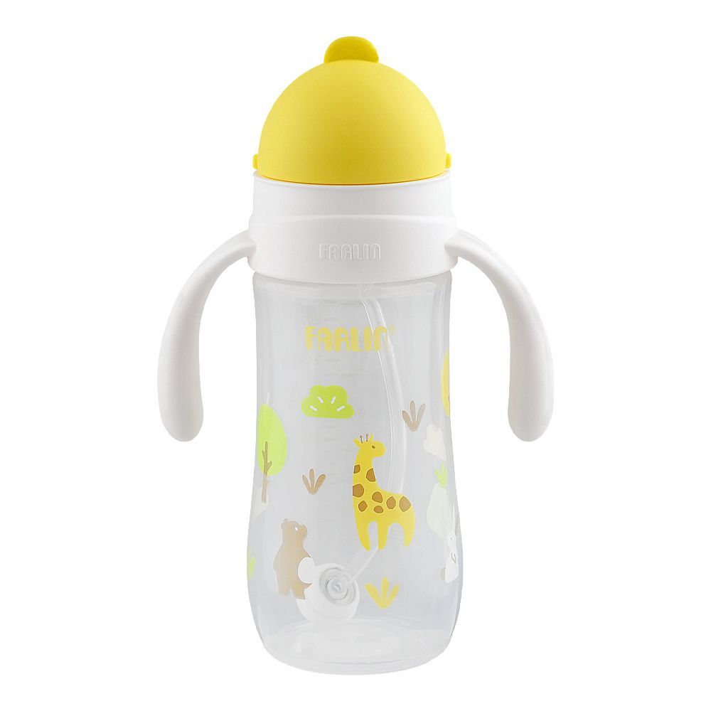 Farlin Grow With Colors PP Wide Neck Drinking Cup, For 6 Months+ BPA Free, 270ml, Yellow, AB-14202-Y