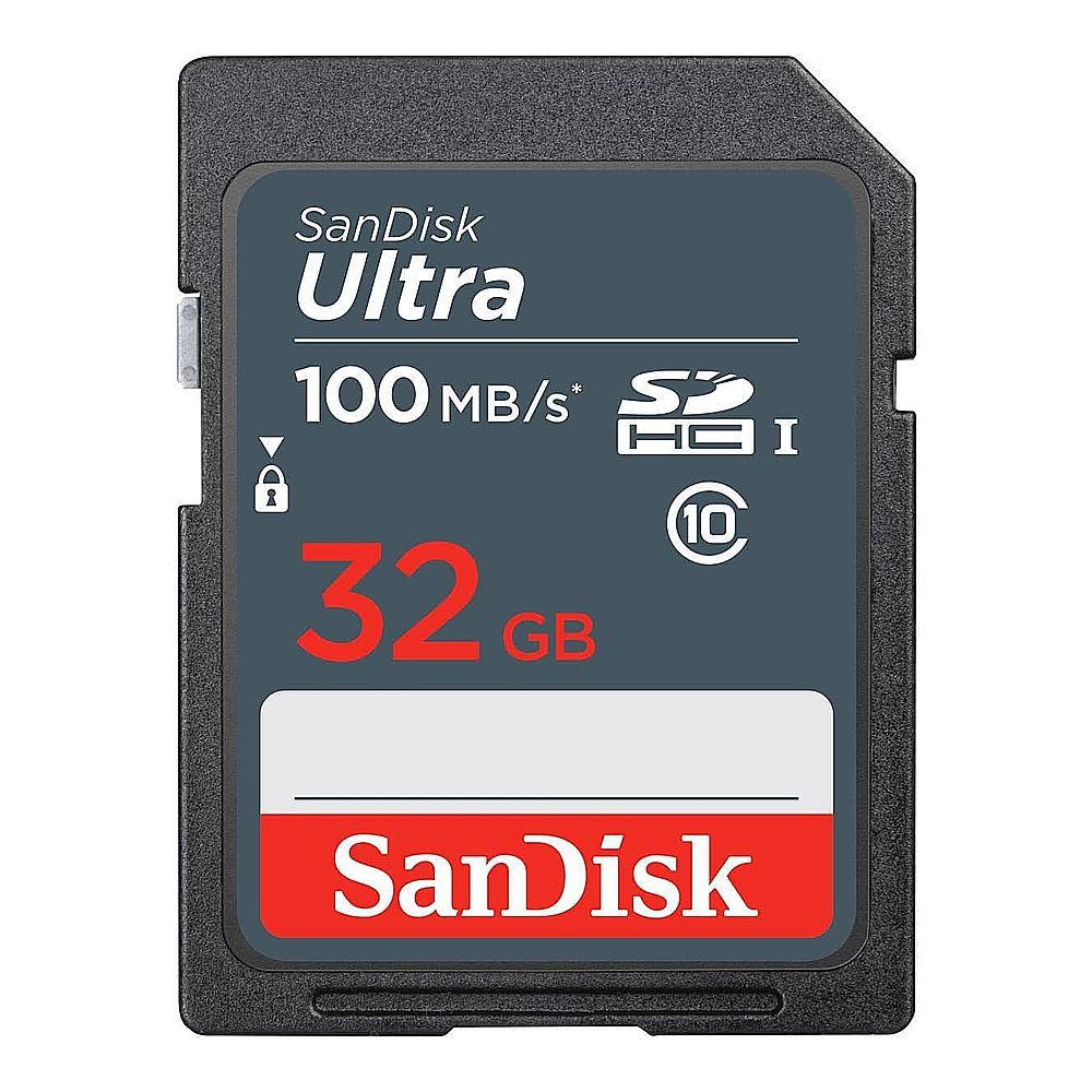 Sandisk Ultra 32GB SDXC UHS-1 Card, Speed Up to 100MB/s