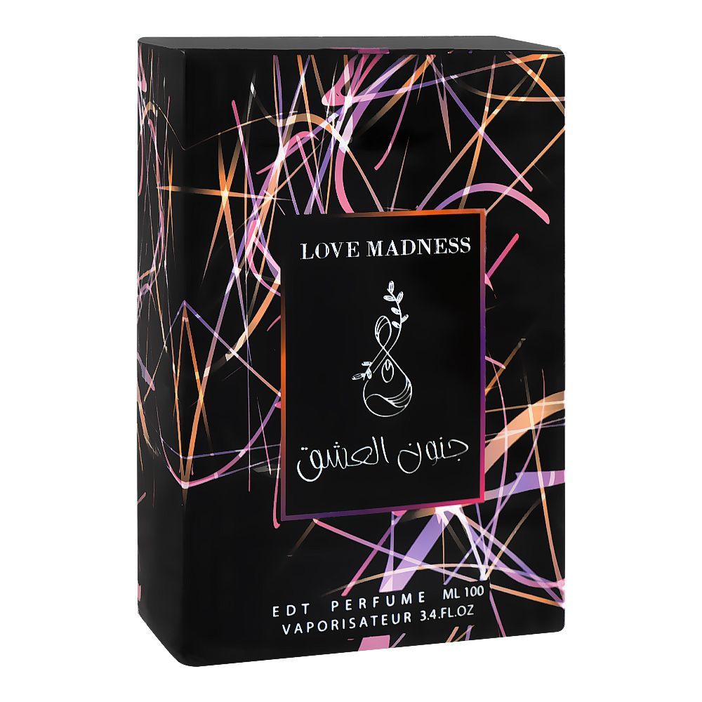 Love Madness Perfume, Eau De Toilette, For Women, 100ml