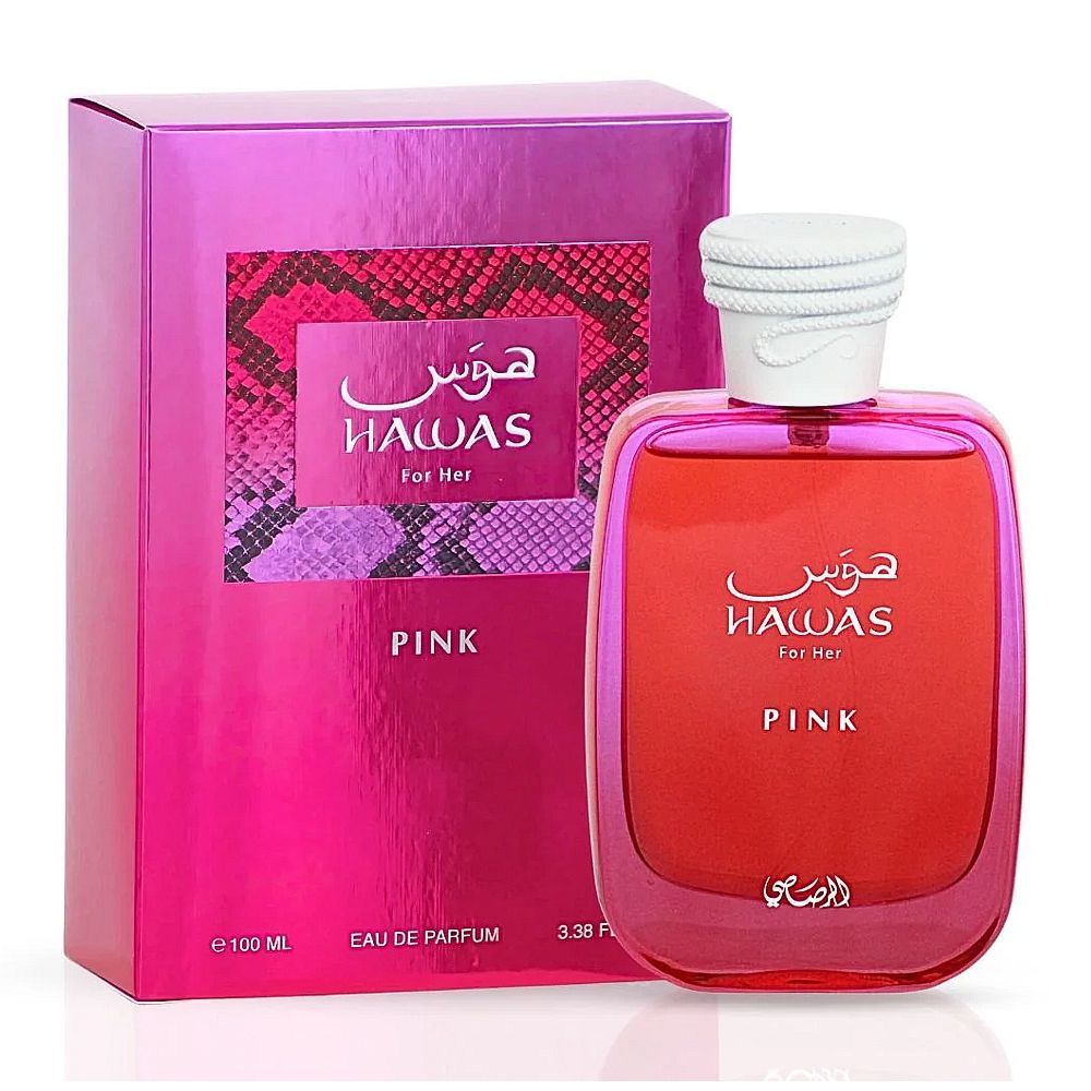 Rasasi Hawas Pink For Her, Eau De Parfum, For Women 100ml