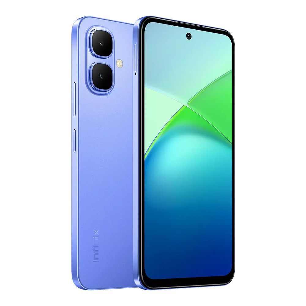 Infinix Smart 10, Smartphone, 6.67 Inches IPS LCD Display, 4/64GB, 5000mAh Battery, IP64 Dust Tight & Water Resistant, Iris Blue