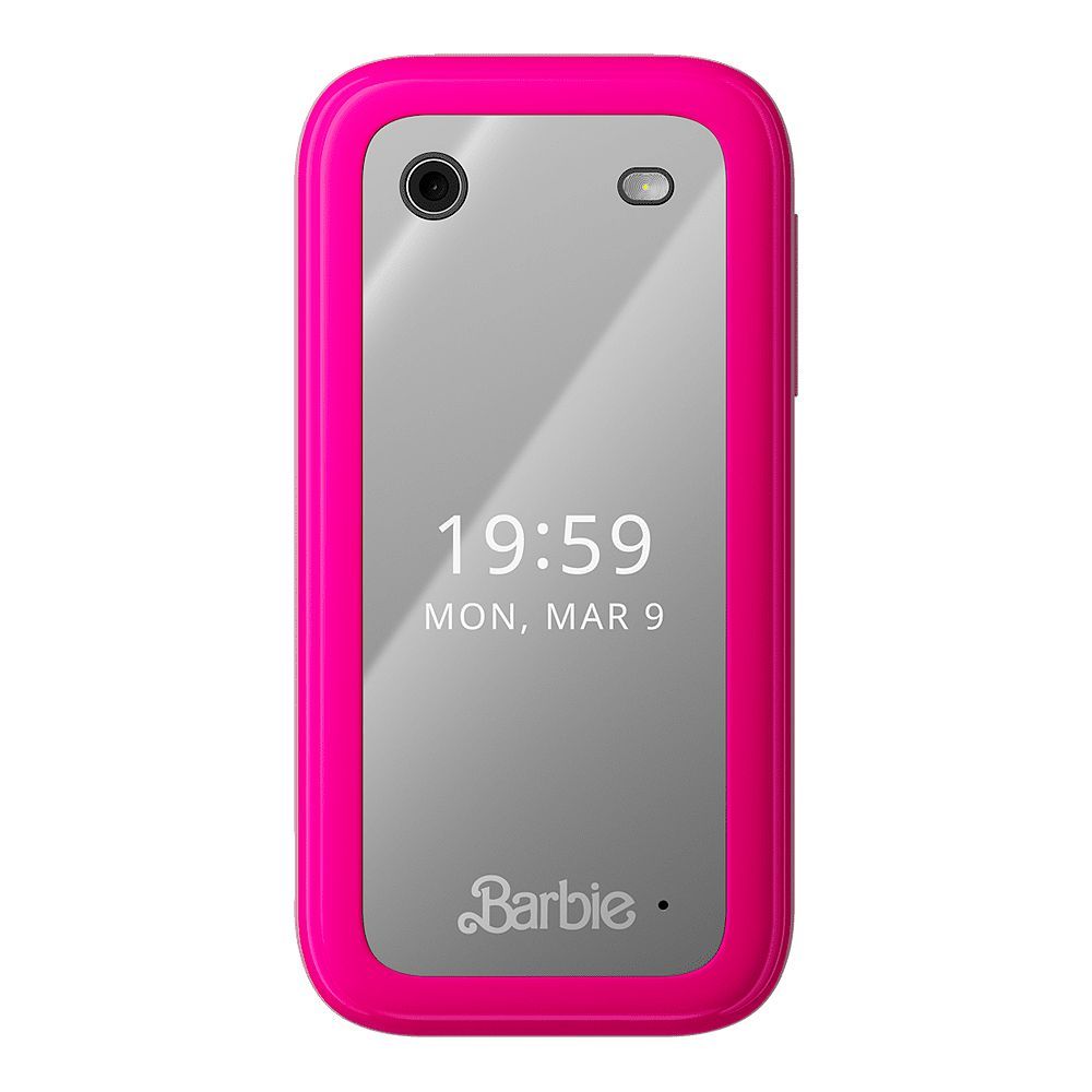 HMD BarbieTA-1681 DS, 2.8 Inches TFT LCD Display, 128MB/64MB, Dual SIM, 1450mAh Battery, Feature Phone, Powder Pink
