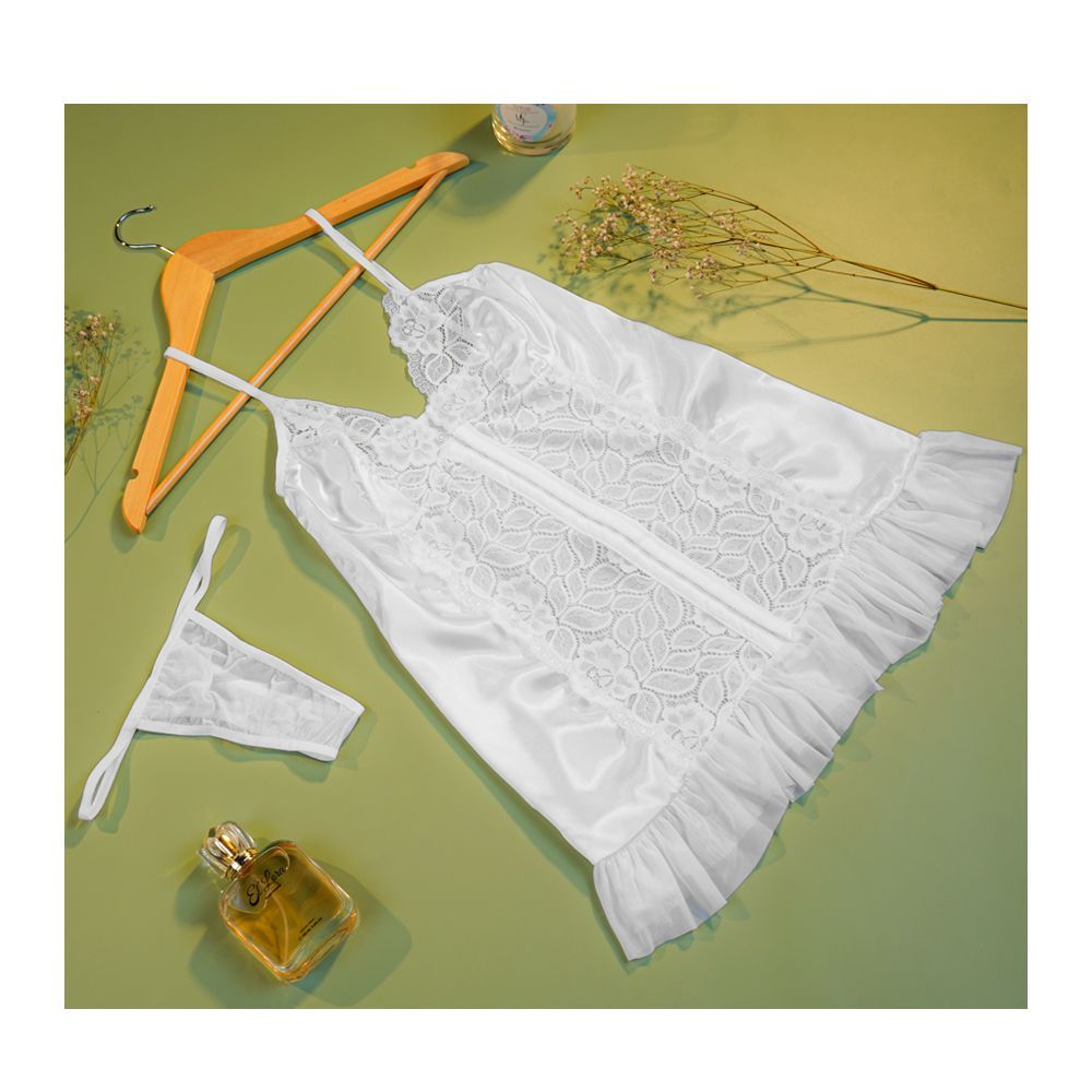 Moon Girl Nighty, White, 3094