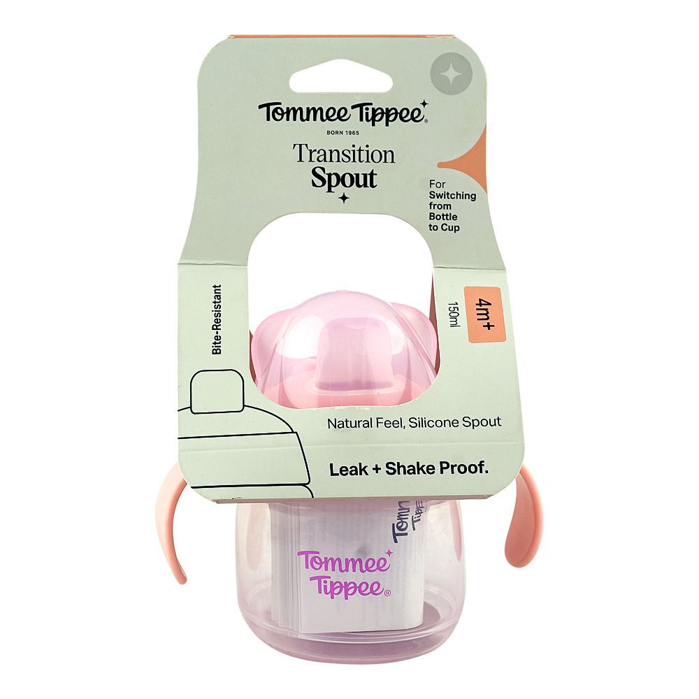 Tommee Tippee Transition Soft Spout Cup, BPA Free, For 4 Months+ 150ml, 447941