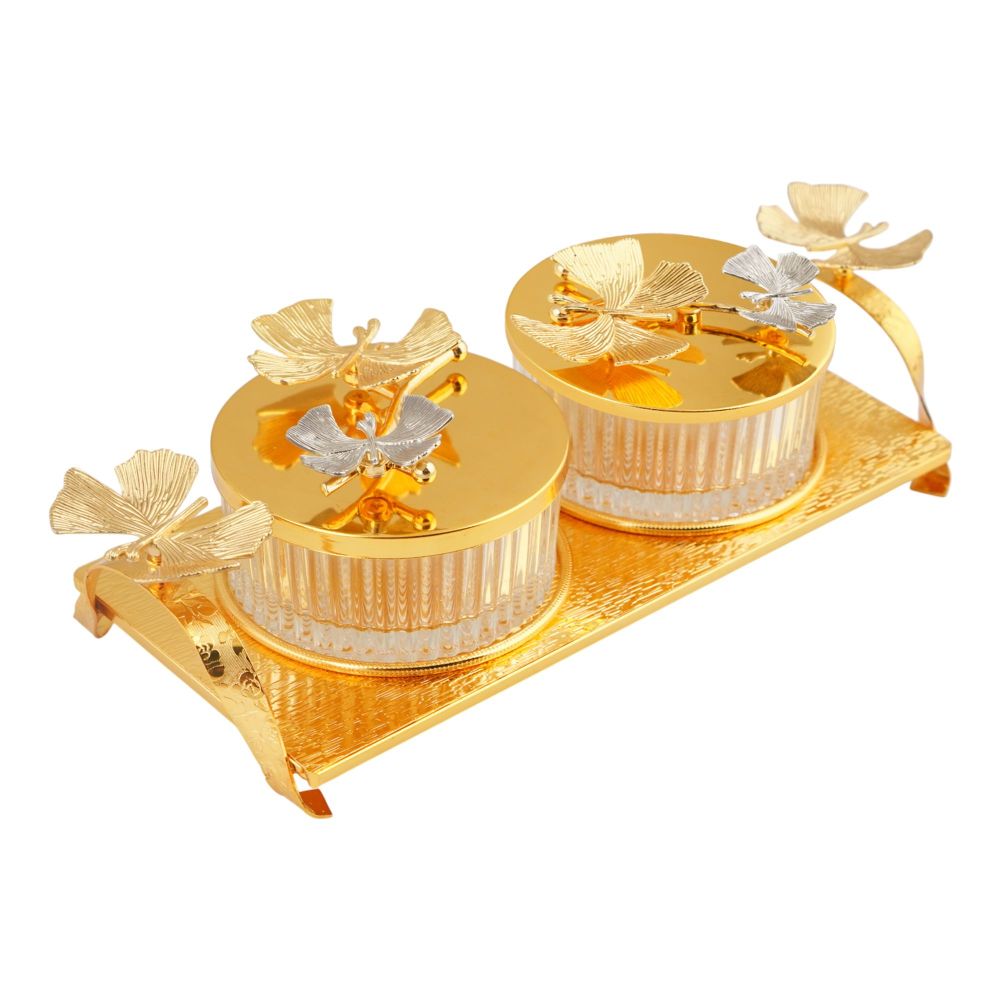 More & More Partition Jar, Golden, BA-01, 2-Pack