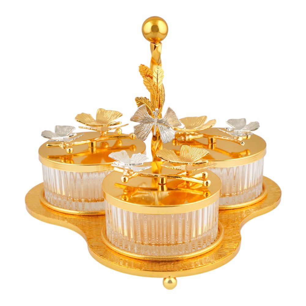 More & More Partition Jar, Golden, BA-03, 3-Pack