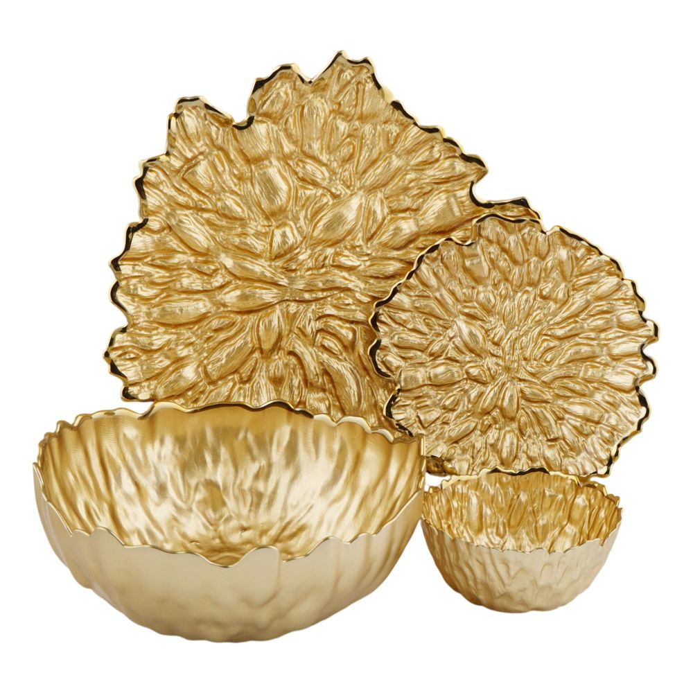 More & More Cake & Fruit Set, Golden, CF-04, 4-Pack