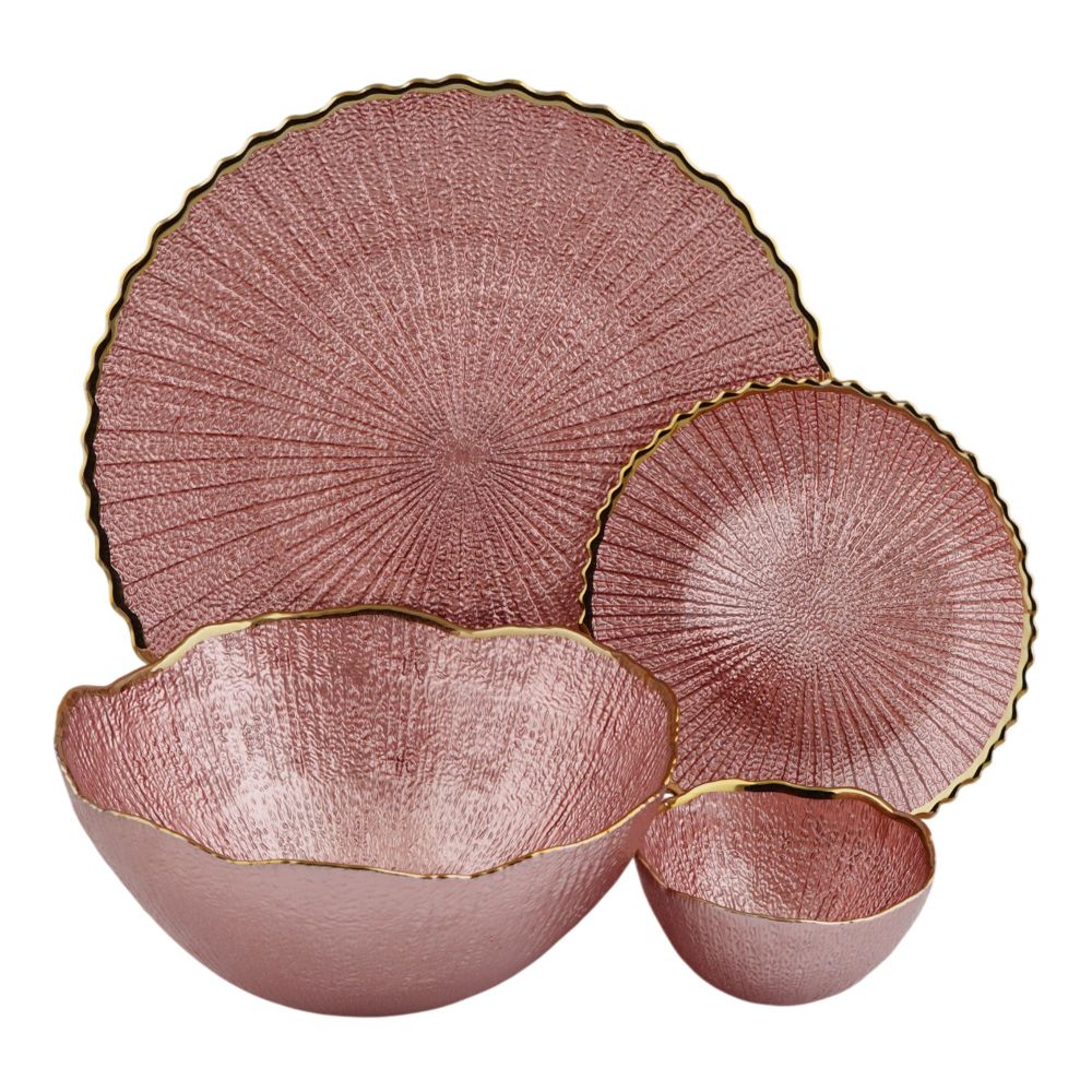 More & More Cake & Fruit Set, Pink, CF-09, 4-Pack