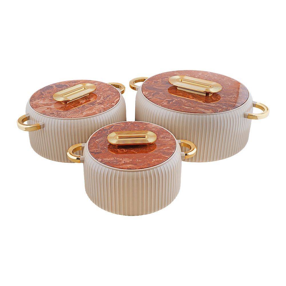 More & More Hotpot Set, Coffee Brown, EK, 2 + 4 + 6.5 Liters, 3-Pack