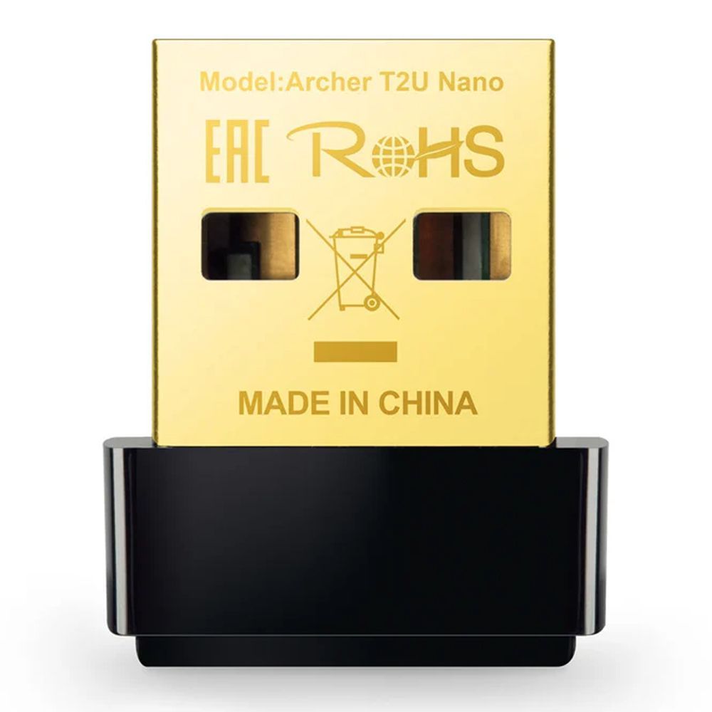 TP-Link AC600 Nano Dual Band Wi-Fi USB Adapter, 433 Mbps, Archer T2U Nano