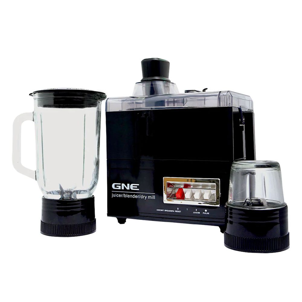 Gaba National 3-In-1 Juicer Blender and Grinder, 500W, 220-240V, 1000ml Jug, GN-1476