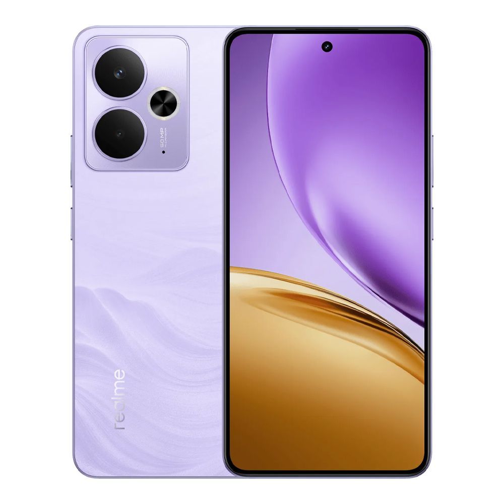 Realme 14T Smartphone, 6.67 Inches AMOLED Display, 12GB + 256GB, 6000mAh Battery, IP69 Dust Tight & Water Resistant, Lightning Purple