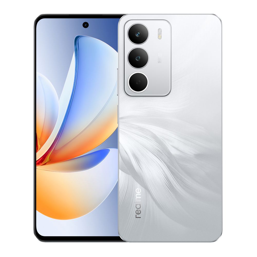 Realme C71 Smartphone, 6.67 Inches HD+ Display, 8GB + 128GB, 6300mAh Battery, Water Resistance, White Swan