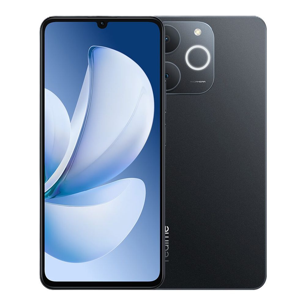 Realme Note 70 Smartphone, 6.74 Inches HD+ Display, 6GB + 128GB, 6300mAh Battery, IP54 Dust & Water Resistance, Obsidiant Black