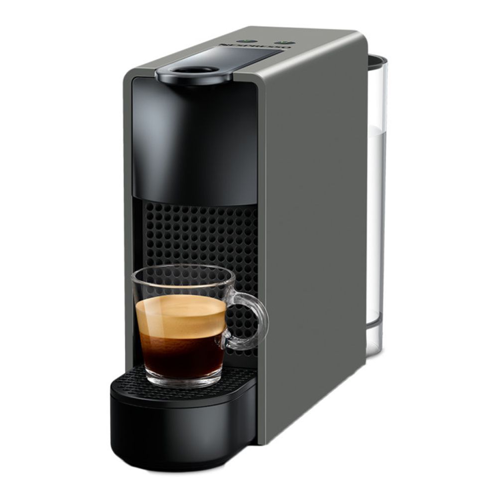 Nespresso Essenza Mini Machine, 0.6 Liter Water Tank, 7 Pods, Grey, C30-XN110B.23