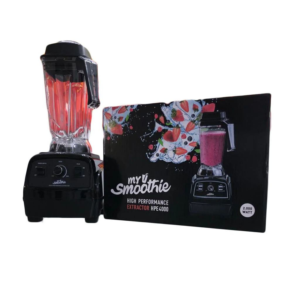 Alpina My Smoothie Commercial Blender, 1500W, 2 Liters, Black, MS105