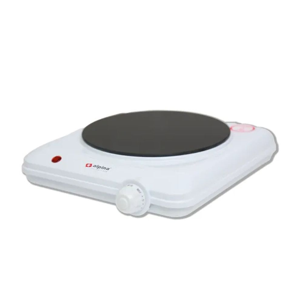 Alpina Glasstop Single Ceramic Hotplate, 1250W, SF-6005