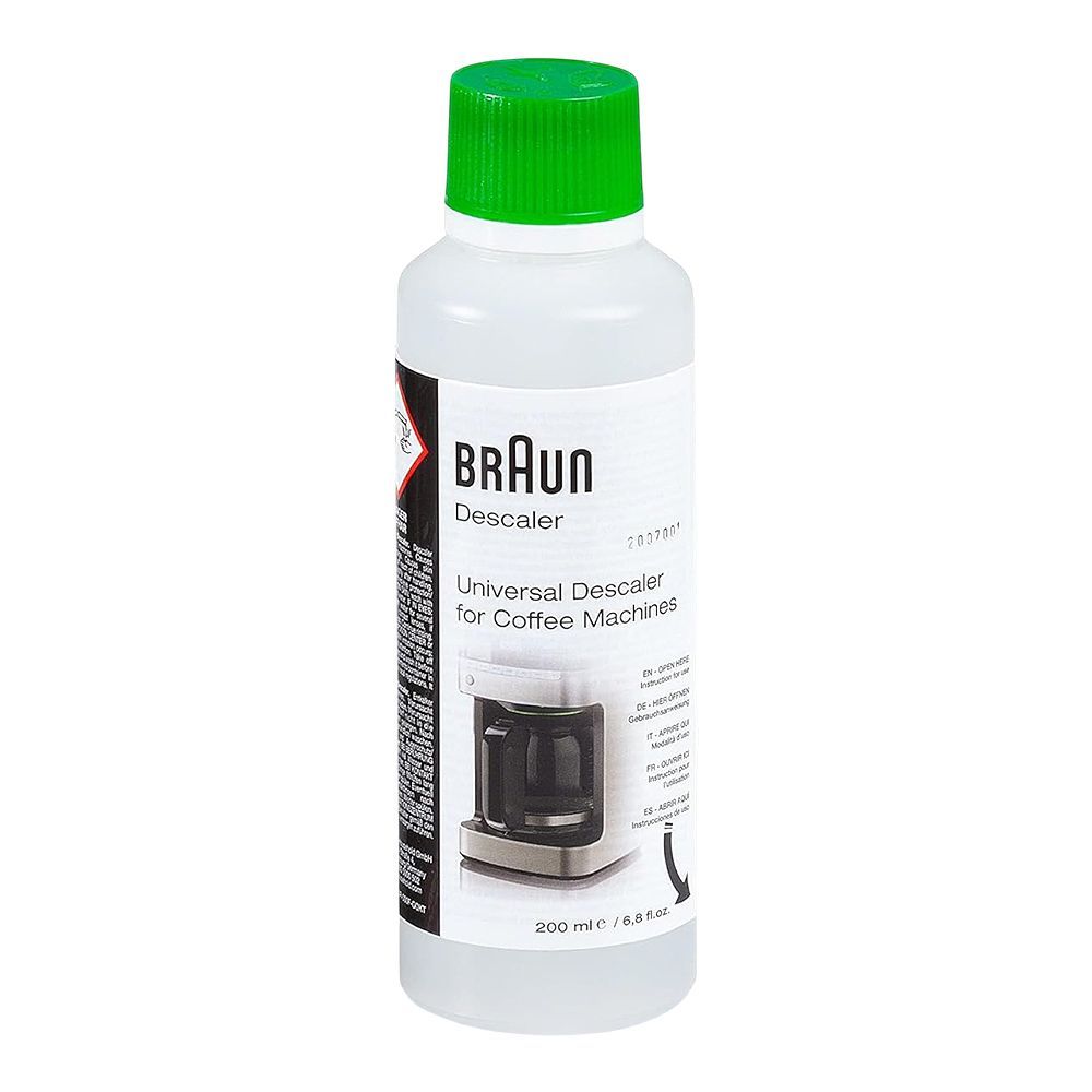 Braun Universal Descaler For Coffee Machines, 2 Doses, 200ml