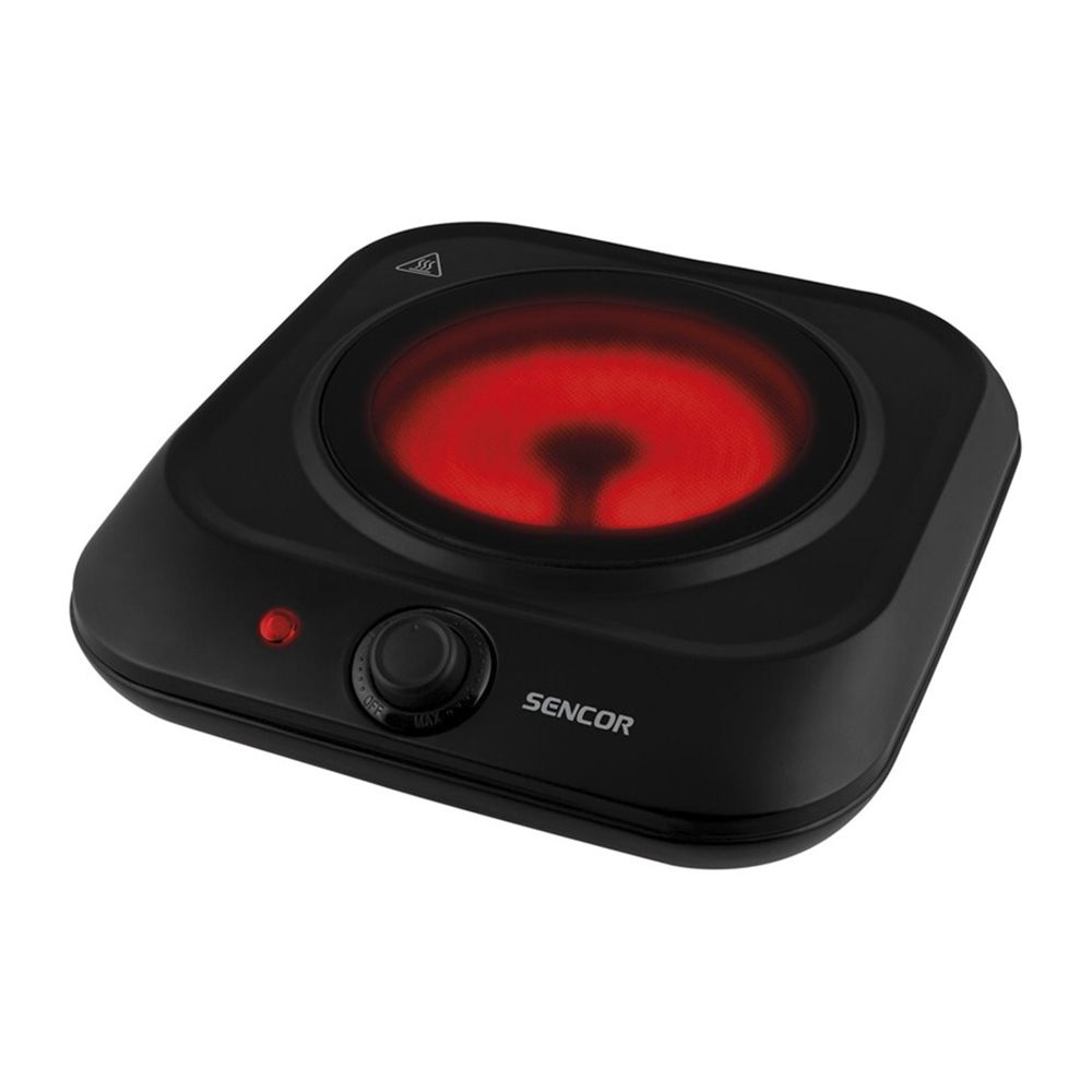 Sencor Single Infrared Cooking Plate, 1200W, 3.5 Inches Diameter, SCP1763BK