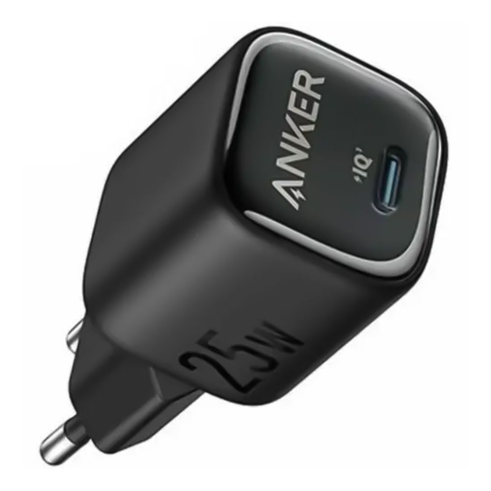 Anker Ultra-Compact Fast Charger, 25W, Black, For Samsung & Apple, A2656L11