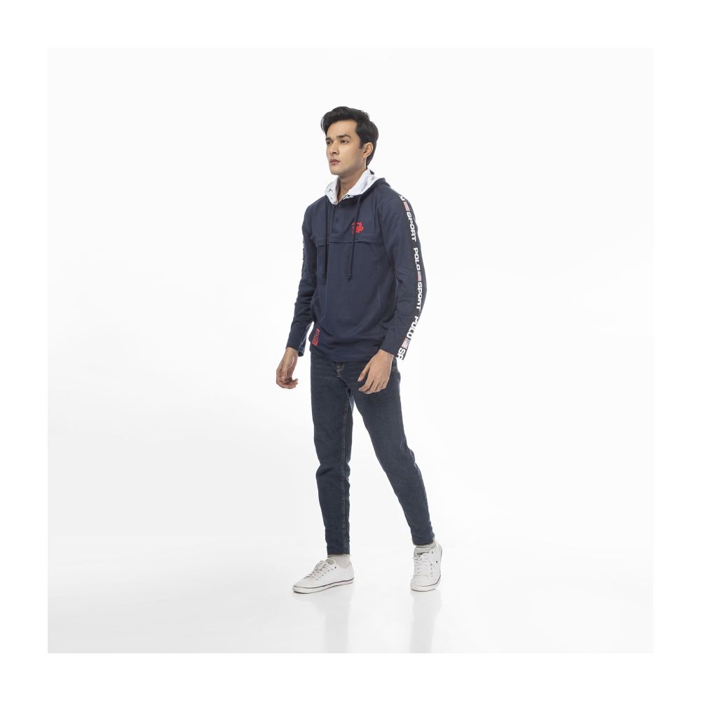 Pace Setters T-Shirt Hoodie Blue, 120