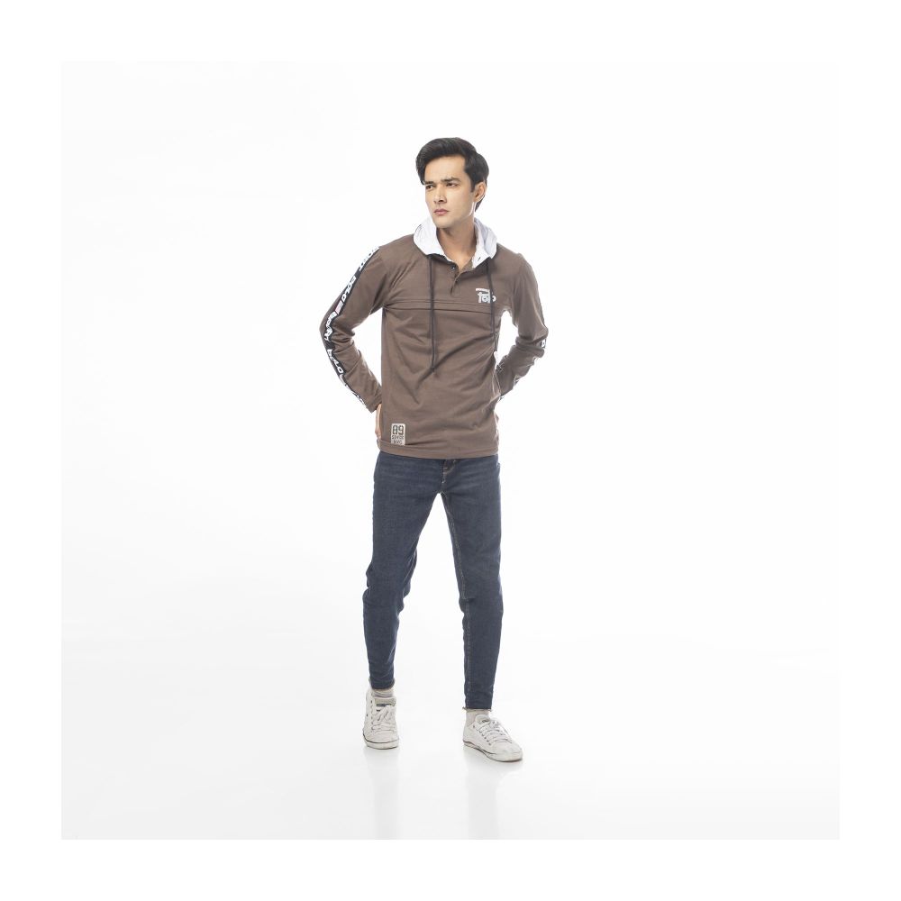 Pace Setters T-Shirt Hoodie Brown, 122