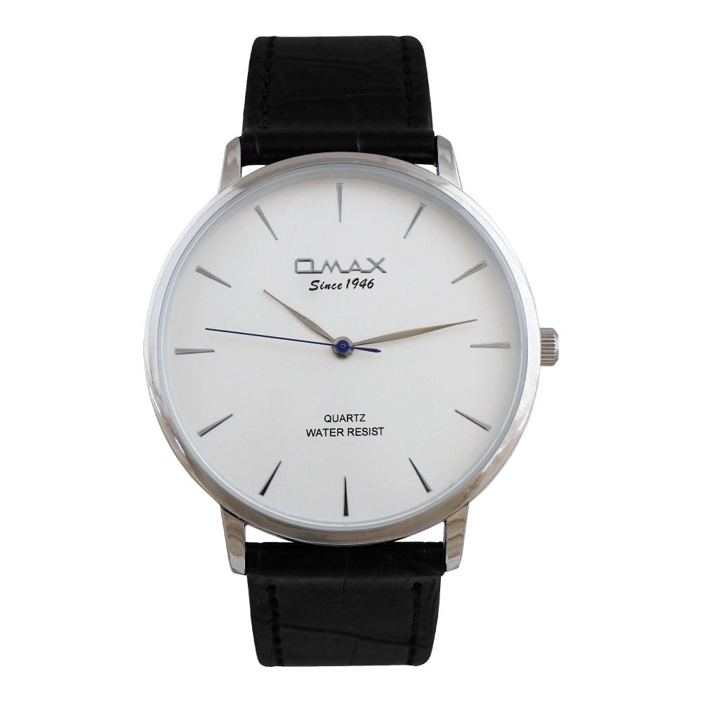 Omax Men's Water Resistant Analog Strap Watch, HX03P62B