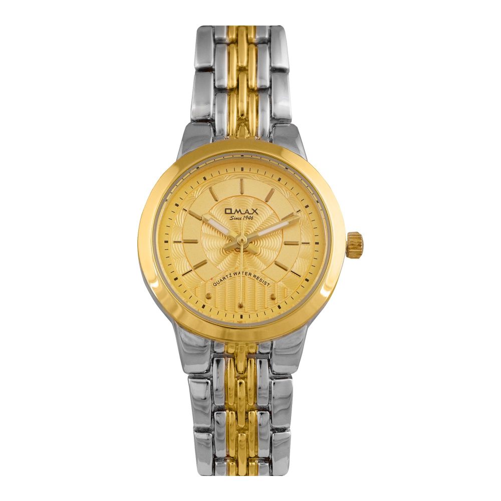 Omax Women's Water Resistant Analog Chain Watch, 00HSA072N001