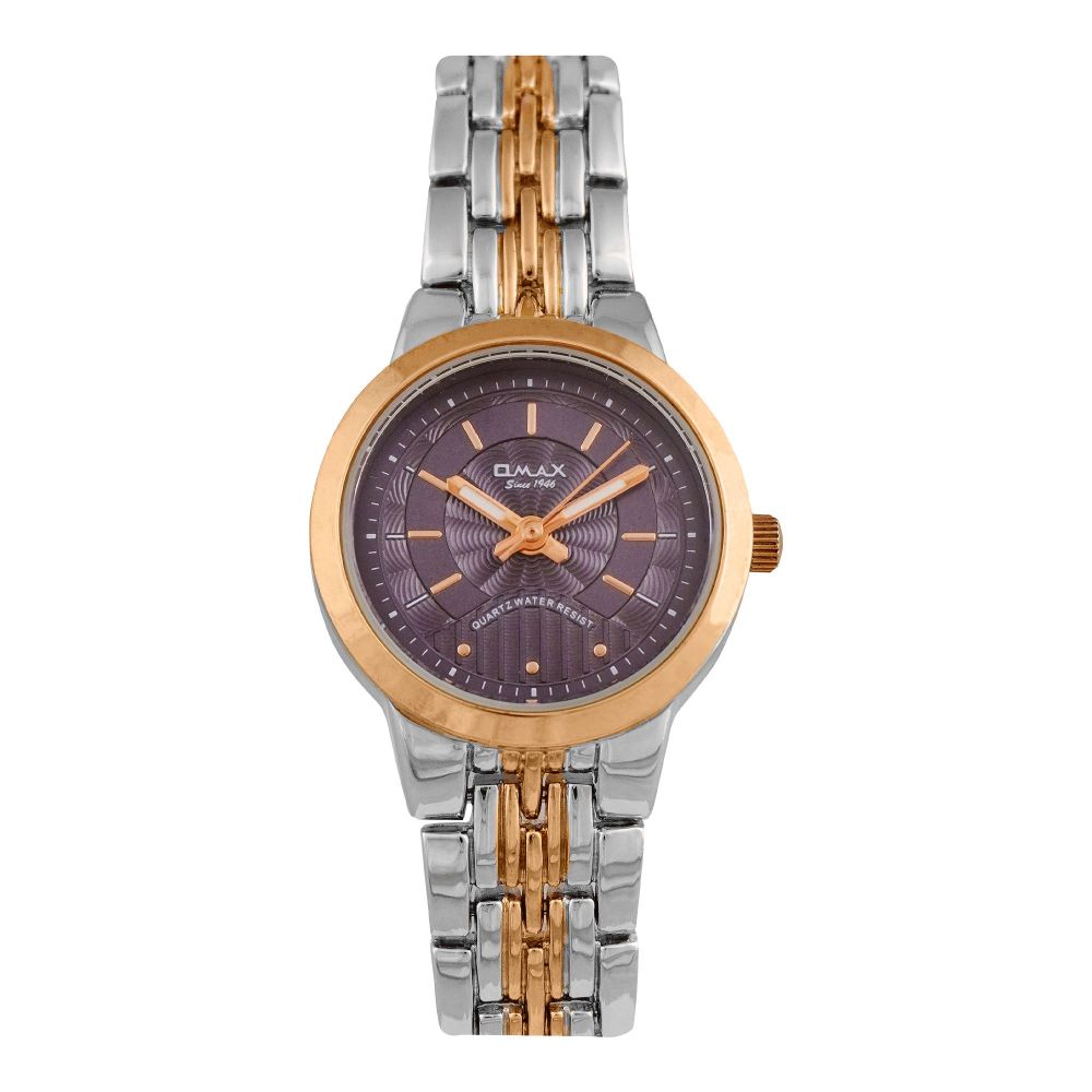 Omax Women's Water Resistant Analog Chain Watch, 00HSA072N004
