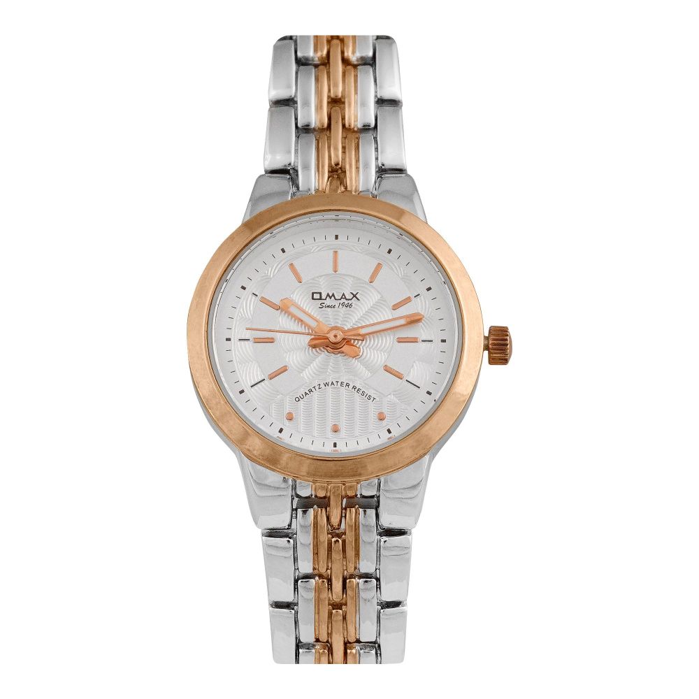 Omax Women's Water Resistant Analog Chain Watch, 00HSA072N018