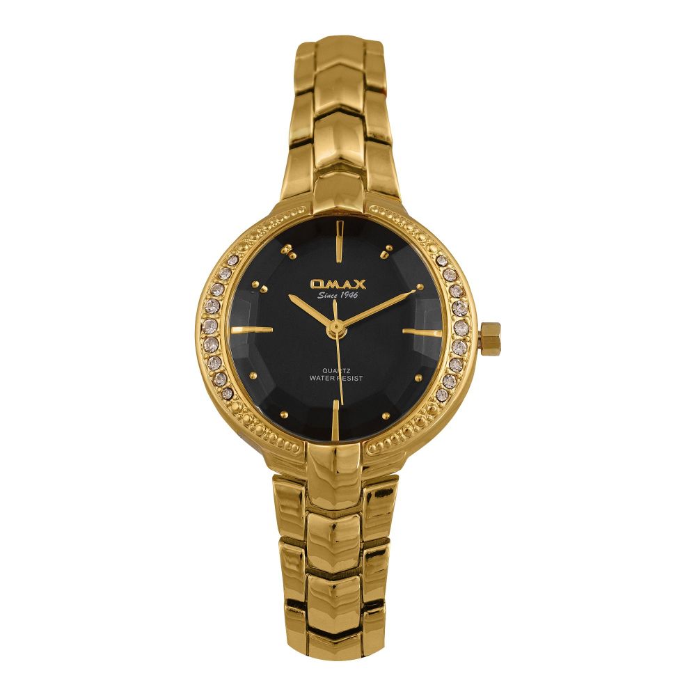 Omax Women's Water Resistant Analog Chain Watch, 00JEC046Q002