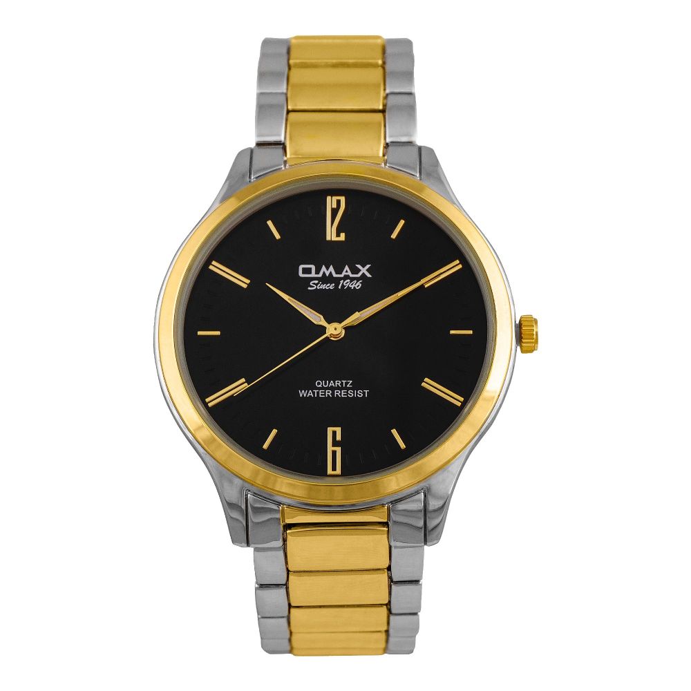 Omax Men's Water Resistant Analog Chain Watch, 00HBC287N002