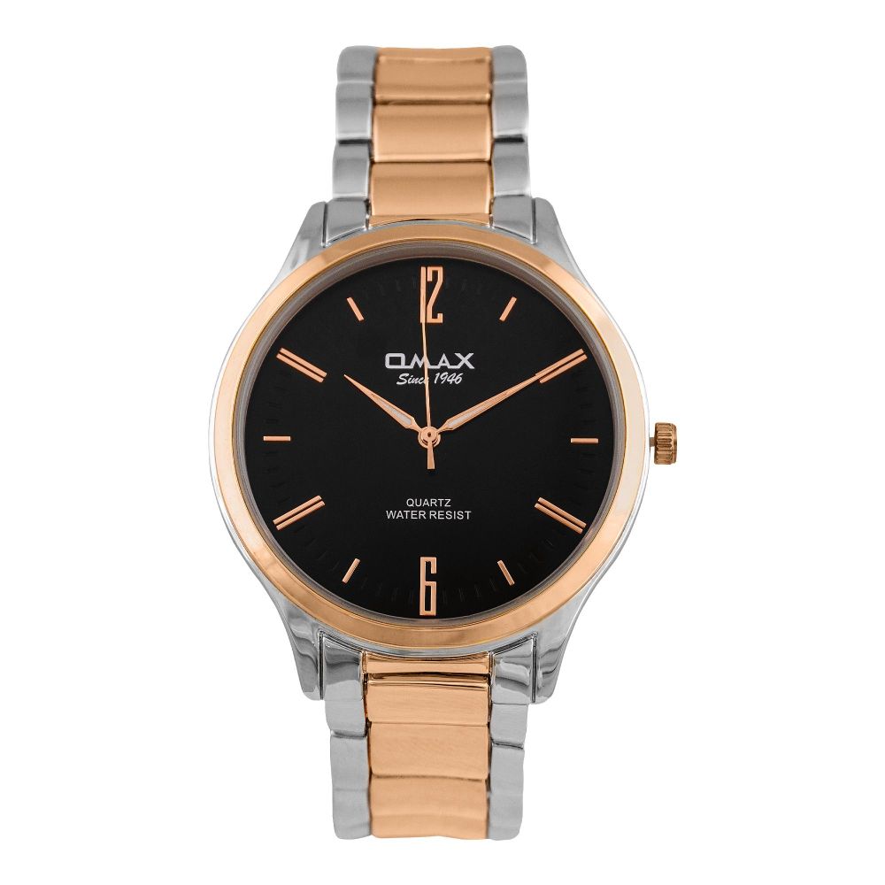 Omax Men's Water Resistant Analog Chain Watch, 00HBC287N012