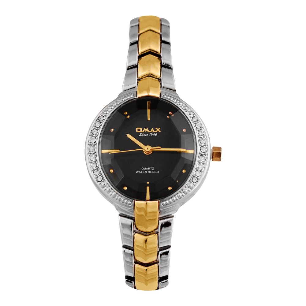 Omax Women's PVD Analog Chain Watch, 00JEC046N002
