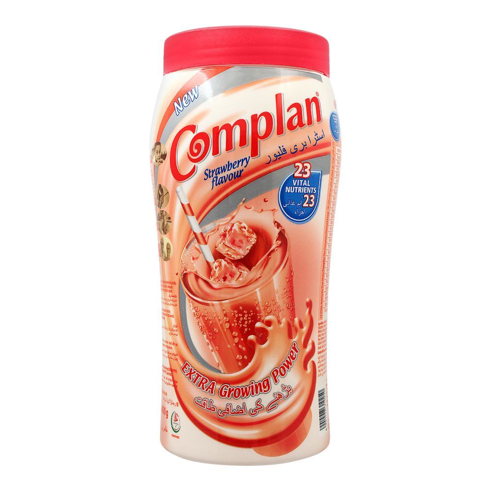 Complan Strawberry Flavour, Bottle, 400g