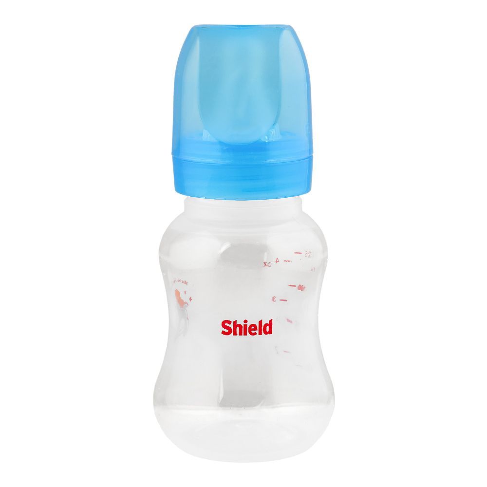 Shield Baby Classic Standard Neck Feeder, BPA Free, 3M+ 125ml, Assorted Colour