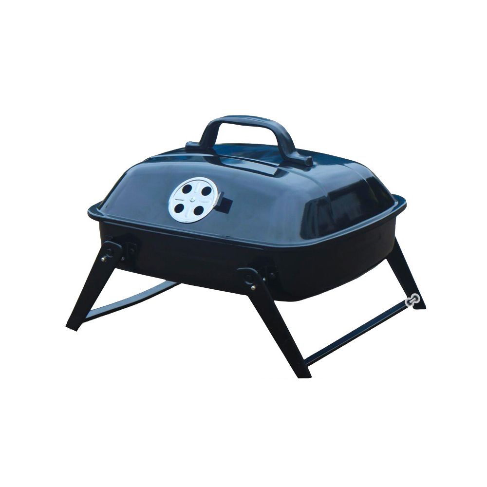 AJF Portable BBQ Grill, Cooking Area 13.78 X 11.42 & Table Top Charcoal Grill 14.17 Inches, Foldable Legs, Ideal For Camping