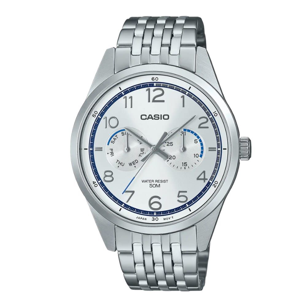 Casio Men's Chain Chronograph Watch, MTP-E340D-7AVDF