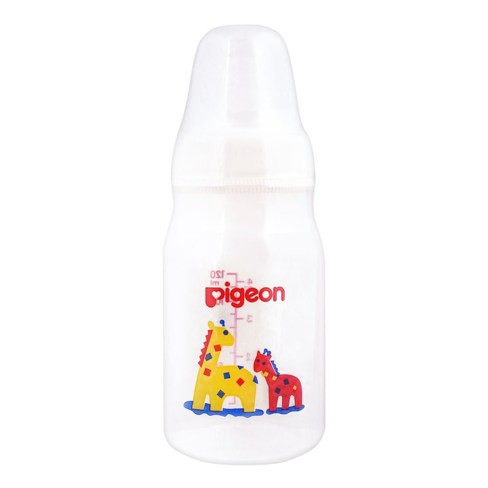 Pigeon Peristaltic Nipple Round Nursing Bottle, 120ml, A-26373